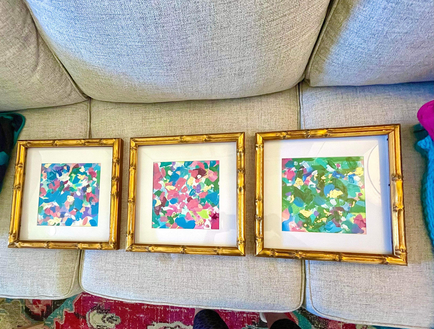 8th Day of Christmas- The Artist’s Palette / Set of 2 frameable palettes (vertical, horizontal or square) #3