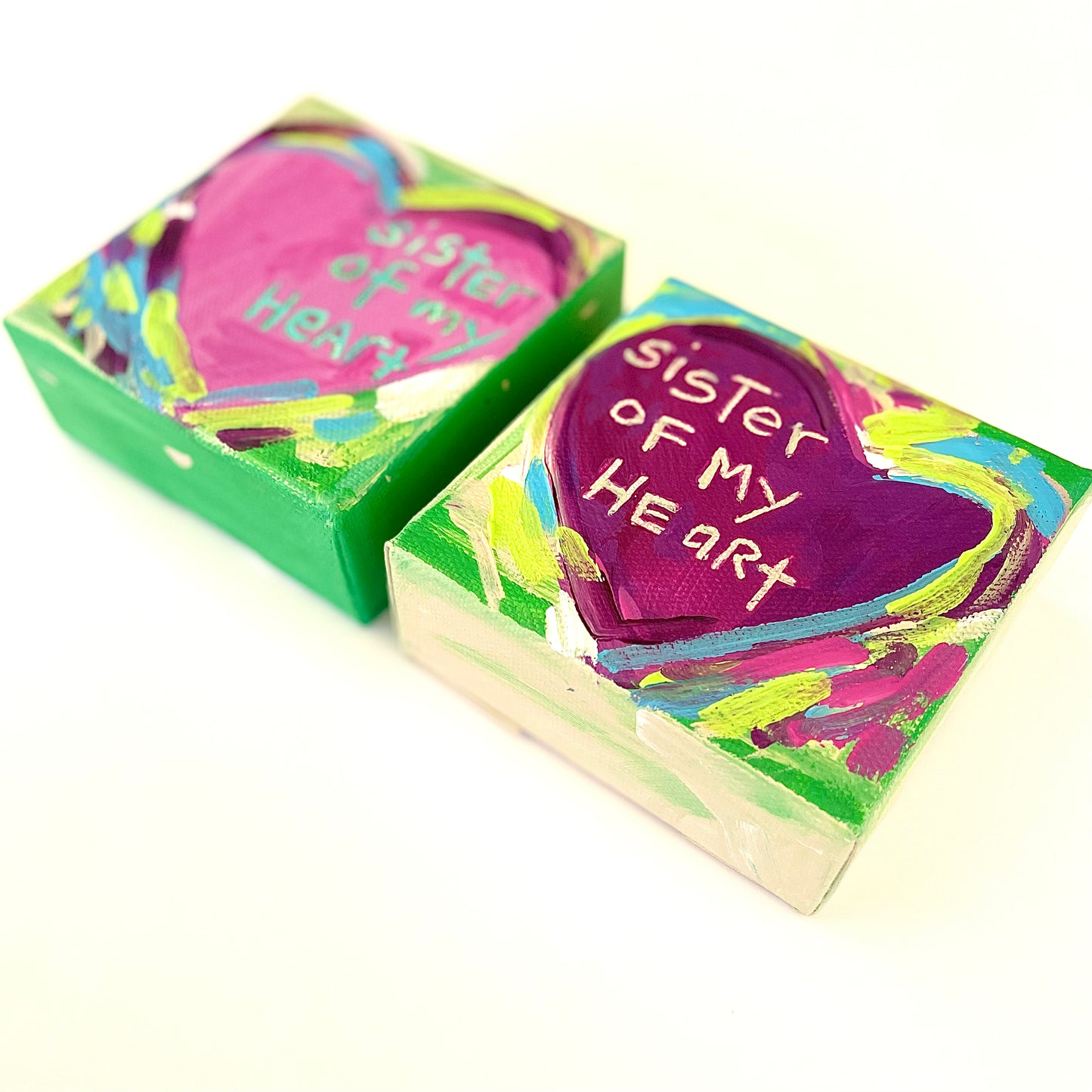 3rd Day of Christmas SISTERHOOD / FRIENDSHIP SET A - 4” x 4” One for You & One for Her