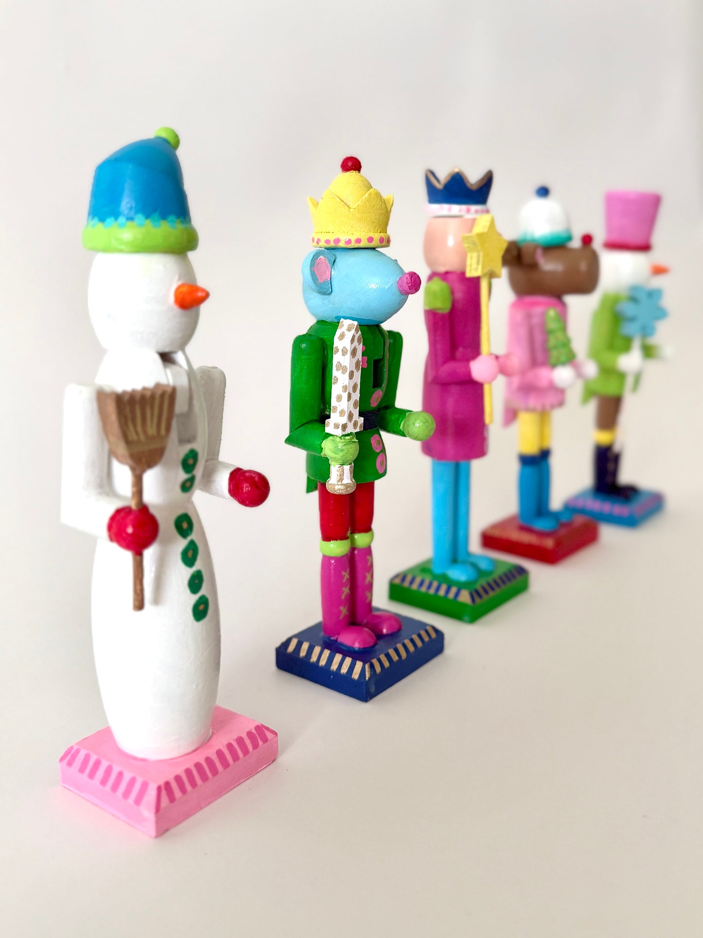 SET OF 5 - MINI WHIMSICAL WONDERLAND NUTCRACKERS 2025