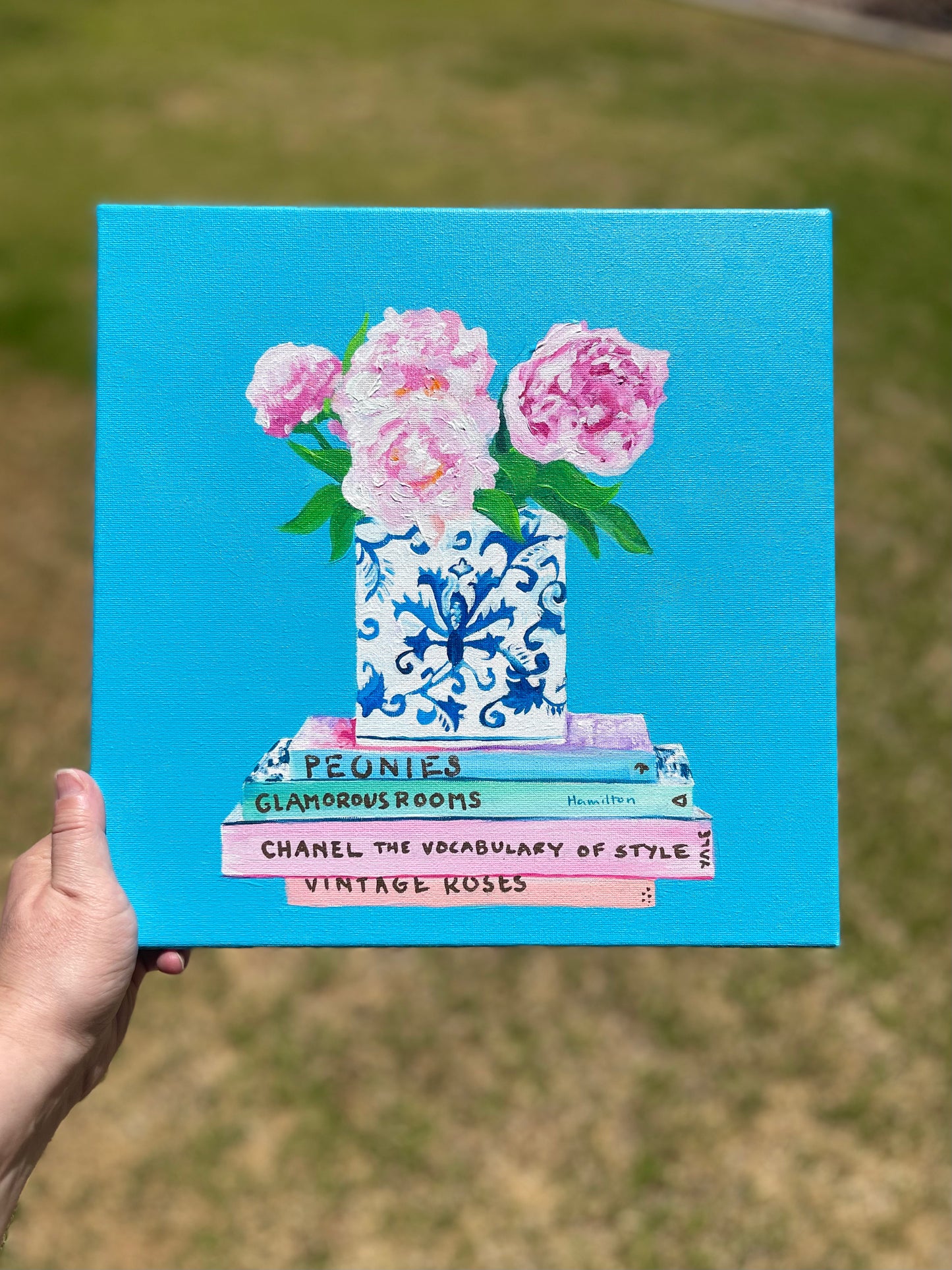 Love Notes: Peonies in chinoiserie