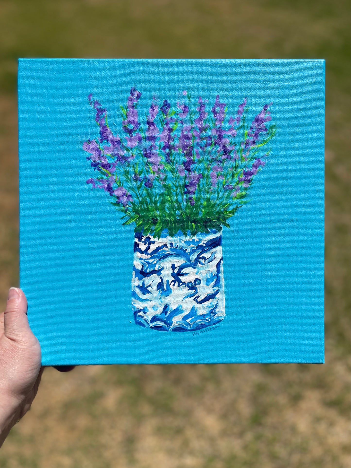 Love Notes: Lavendar in chinoiserie