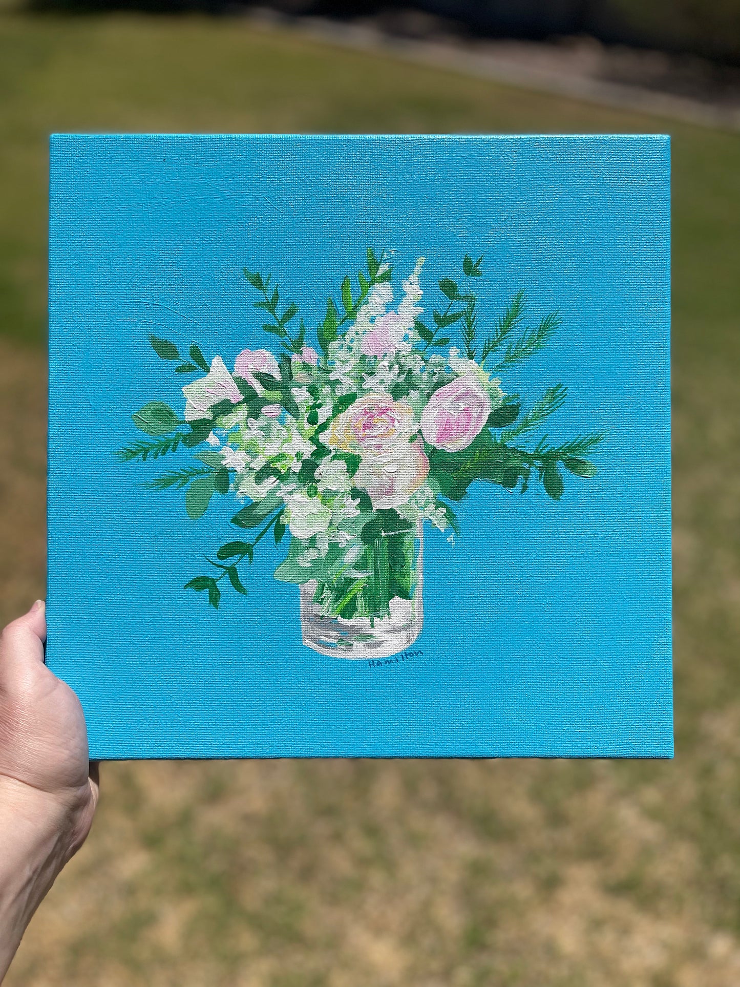 Love Notes: Roses and eucalyptus