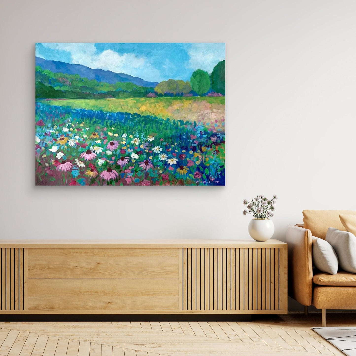 The Meadow Knew My Name - Stretched Canvas Print