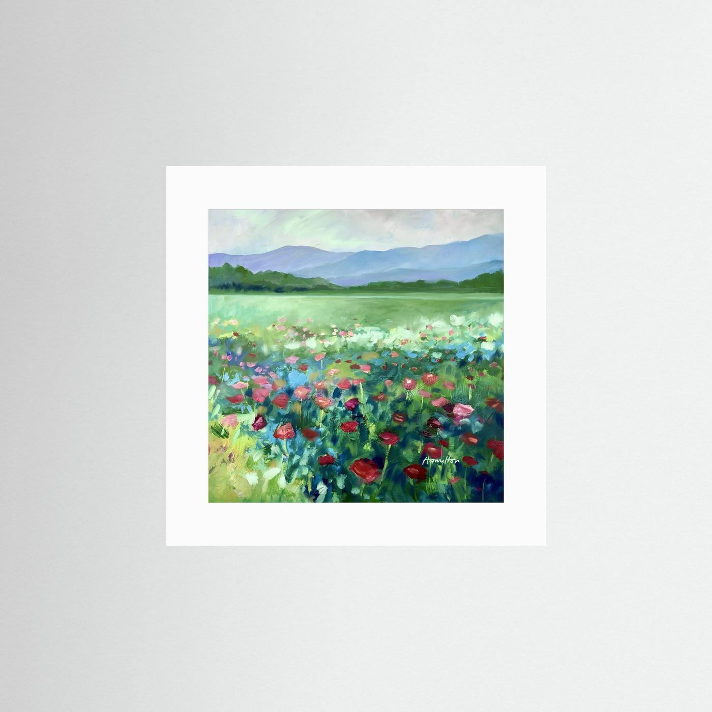 The Poppies Asked Me to Dance - Paper Prints.