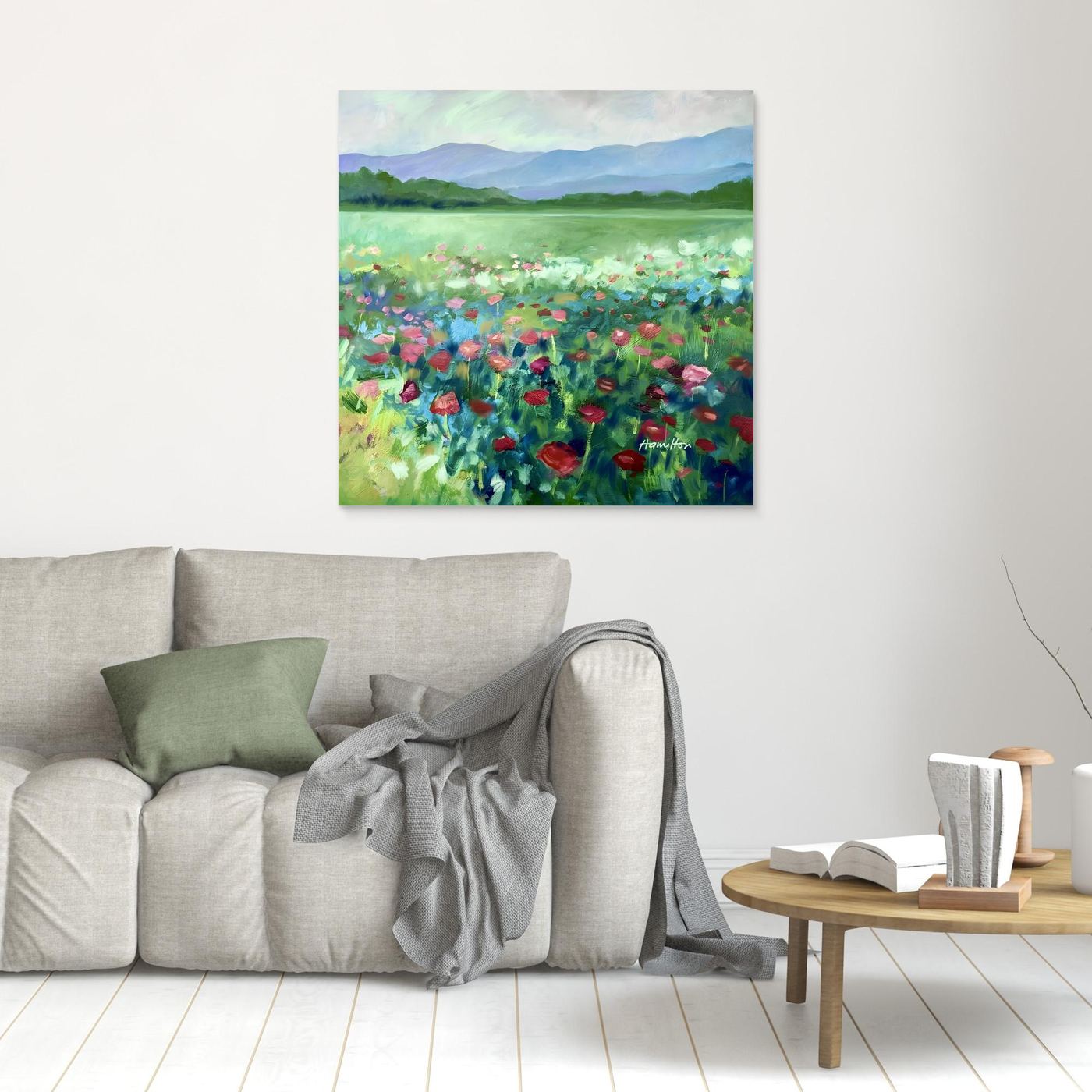 The Poppies Asked Me to Dance - Canvas Prints