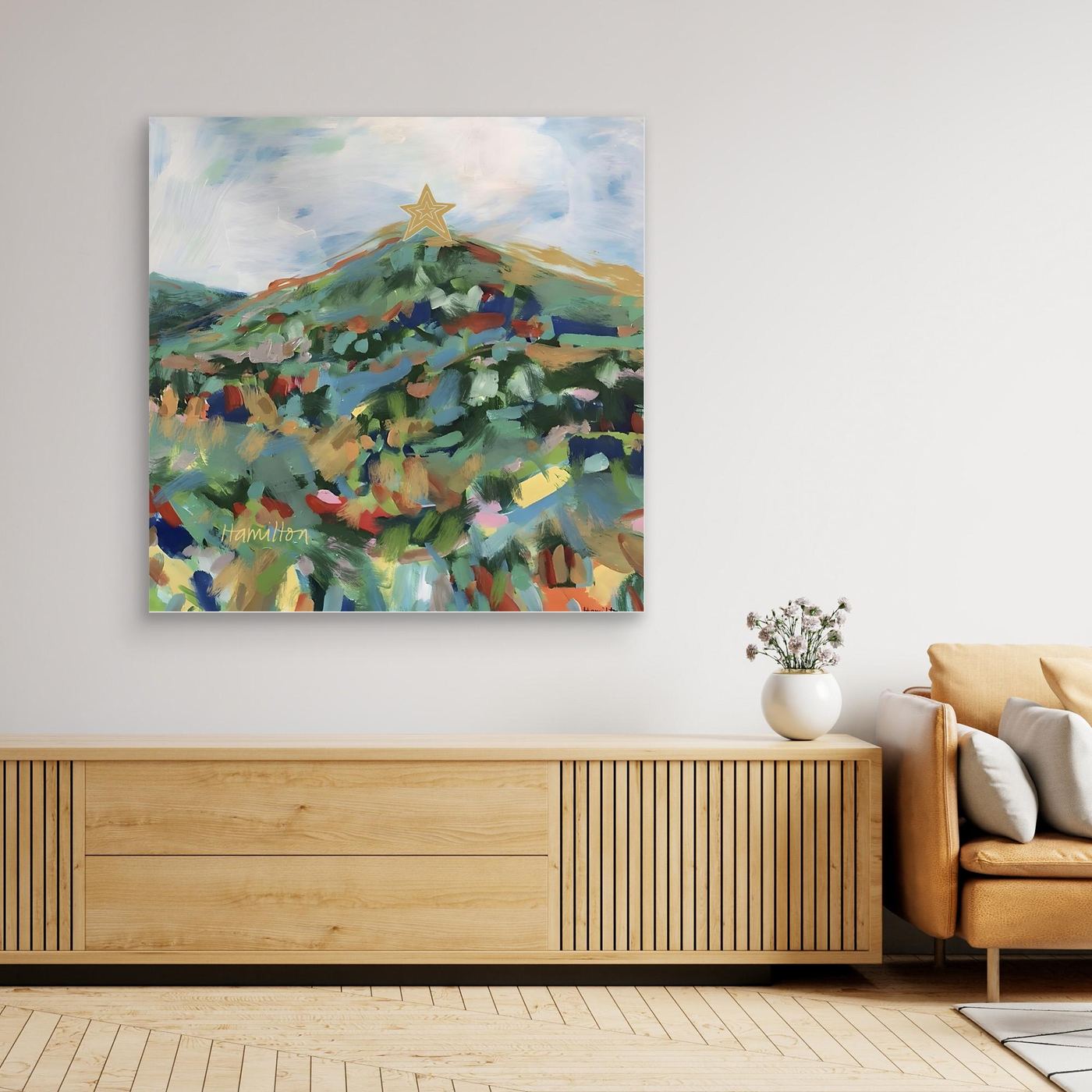 Mill Mountain Star - Canvas Print