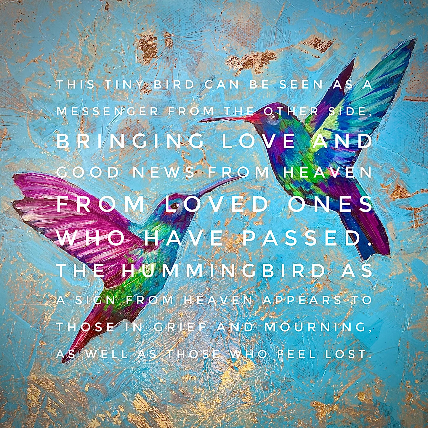 Signs | jewels on turquoise