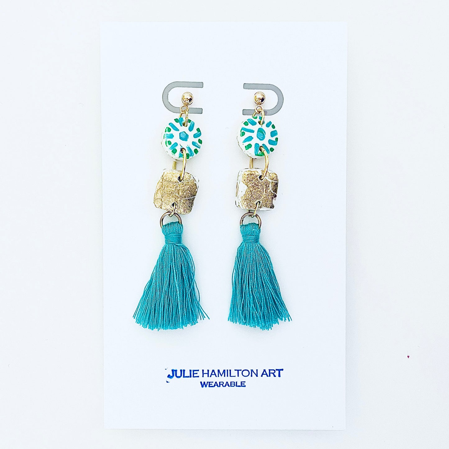 Santorini Teal 3 Earring