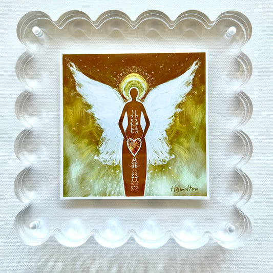 NOVEMBER Birthstone Angel - Topaz