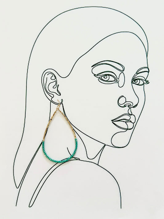 TURQUOISE TEARDROP