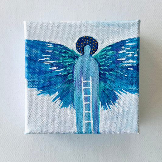 Angel with Ladder - Day 5 of the 12 Days of Christmas