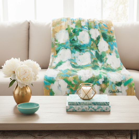 Always Up For a Celebration - Minky Throw Blanket