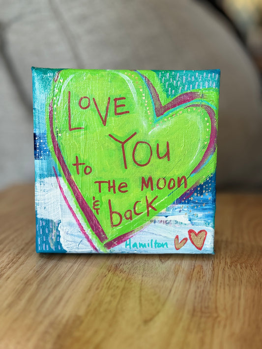 Love You to the Moon and Back | Conversation Sweethearts