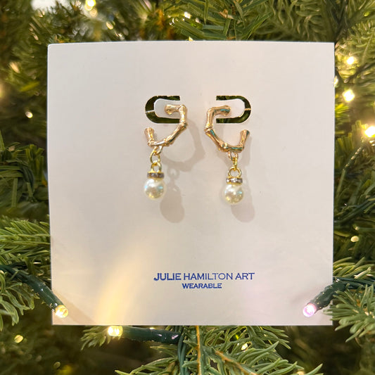 SPARKLE earrings - pearl