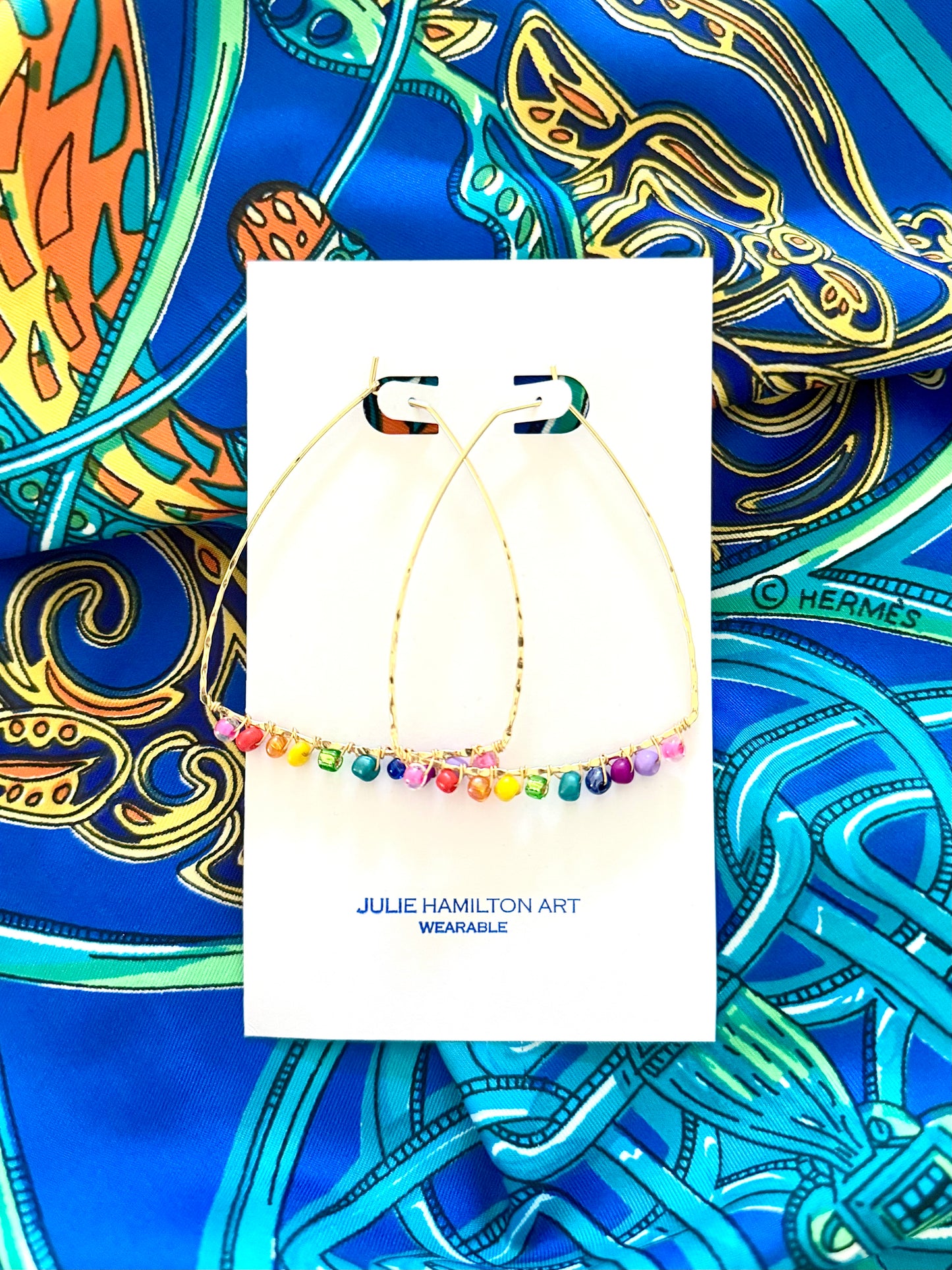 RAINBOW TRIANGLE HOOP