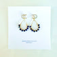Lapis Lazuli Wrapped Teardrop Earrings (Small)