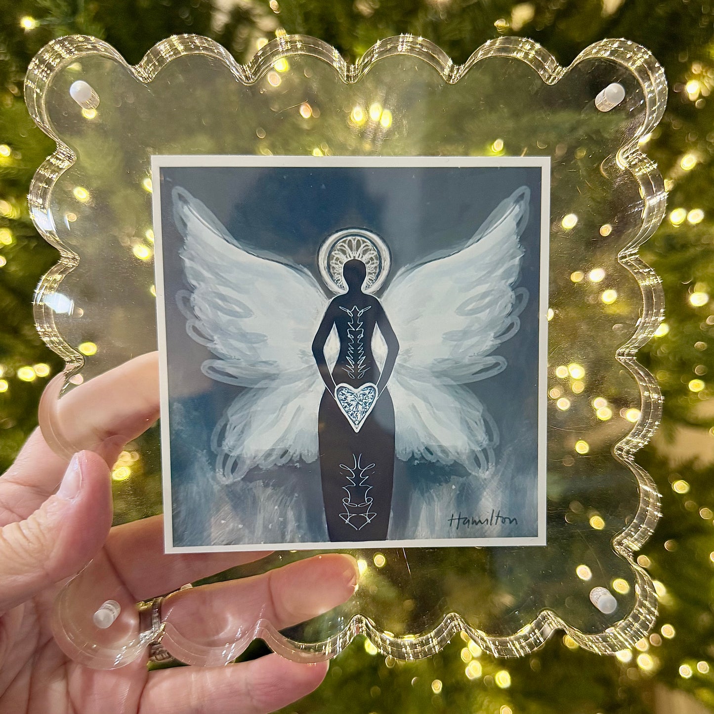 APRIL Birthstone Angel - Diamond