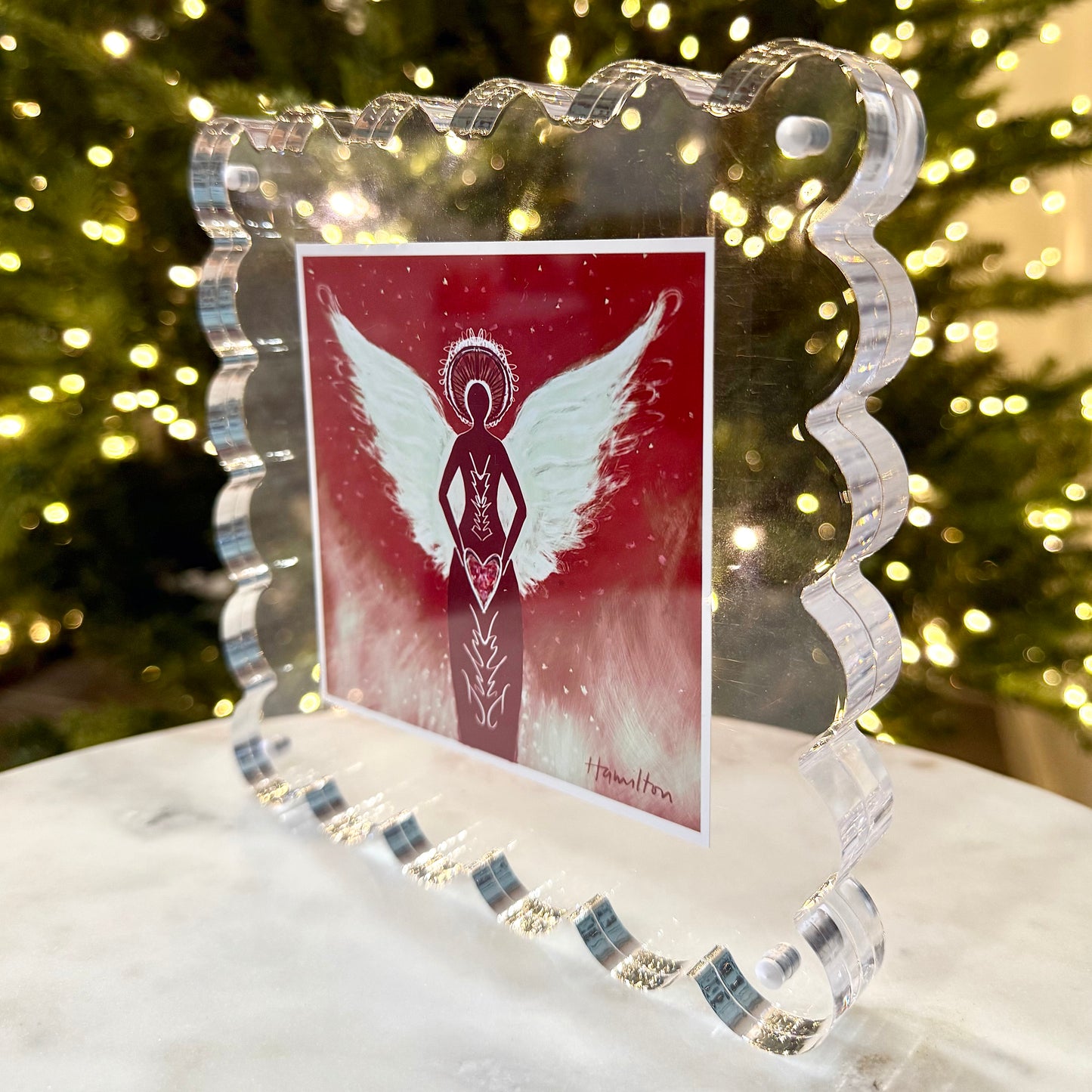 JULY Birthstone Angel - Ruby