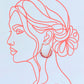 Pink Chalcedony Gemstone Wrapped Oval Hoop Earrings