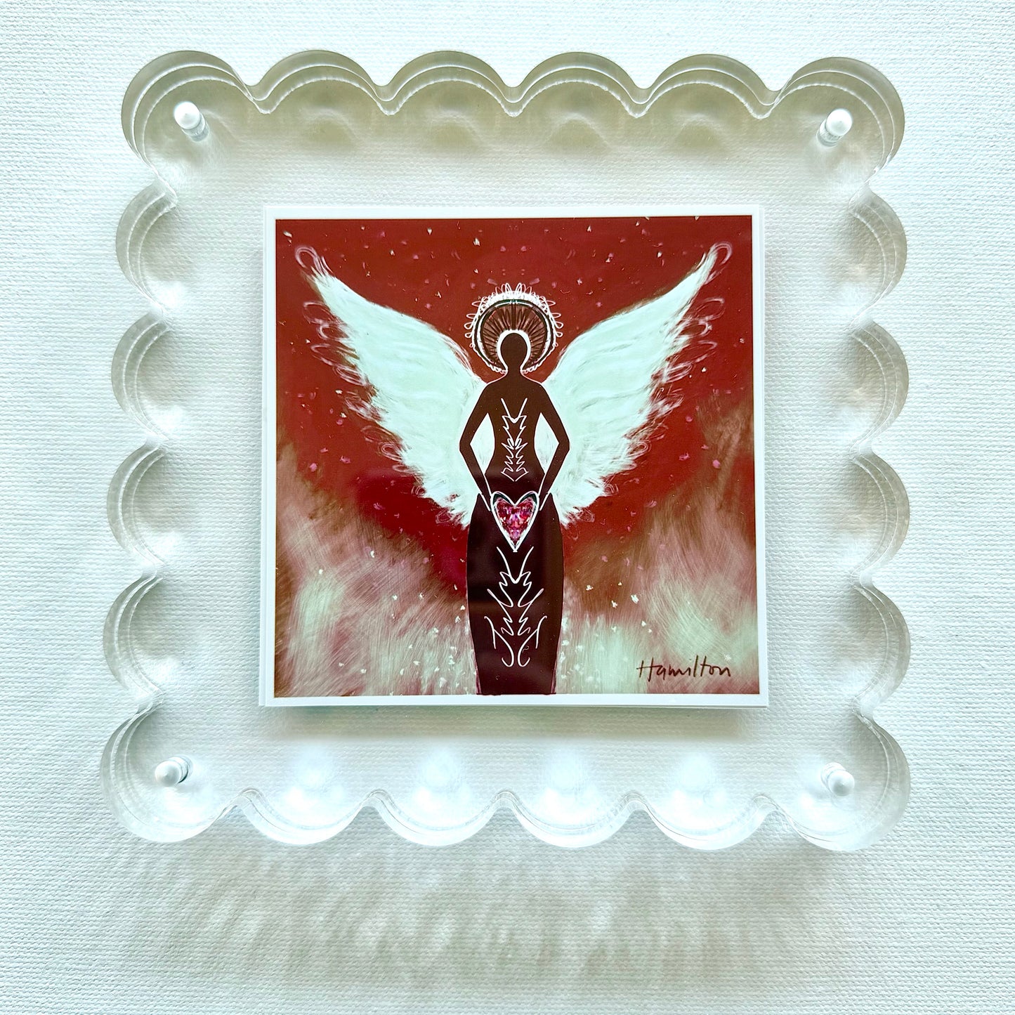 JULY Birthstone Angel - Ruby