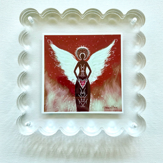 JULY Birthstone Angel - Ruby