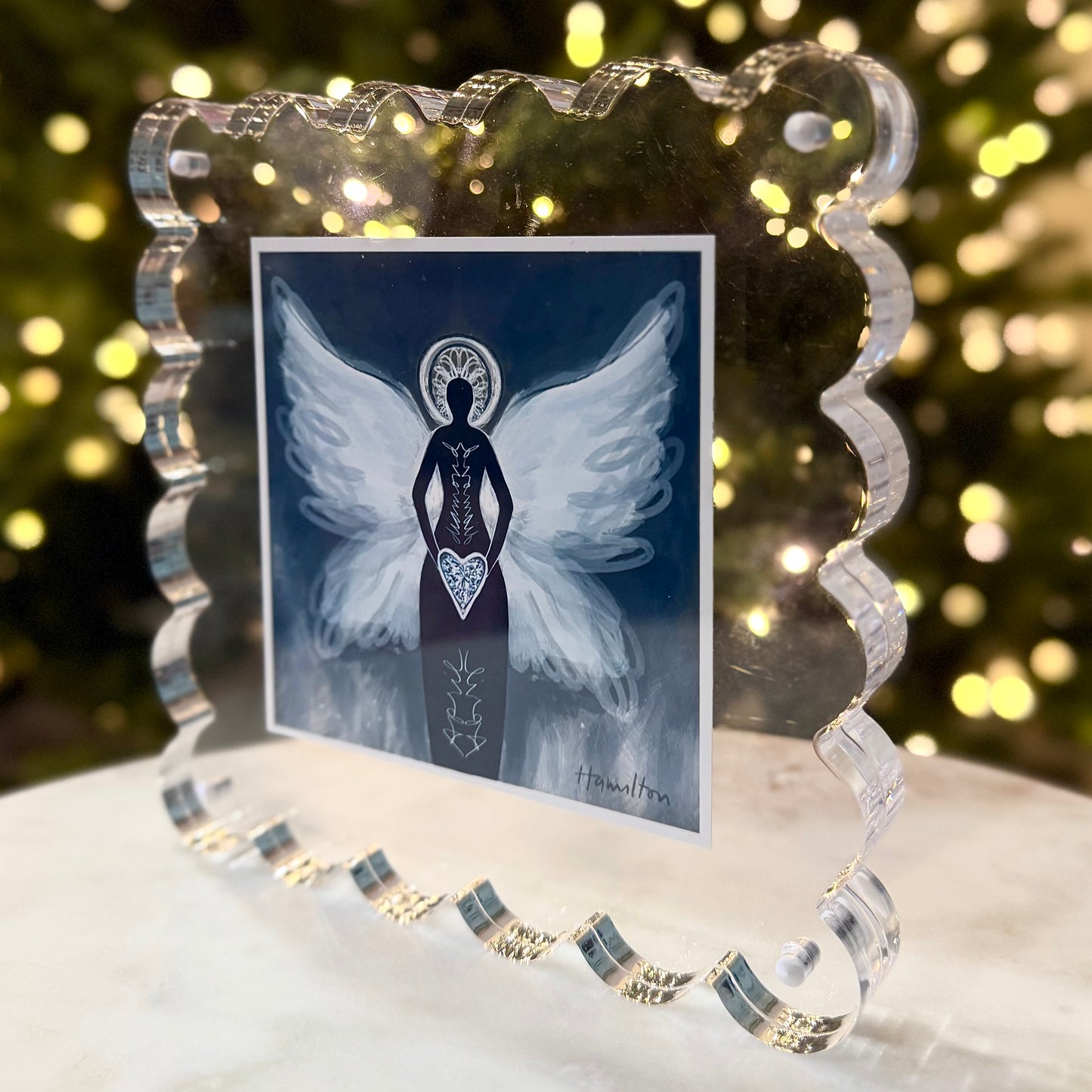 APRIL Birthstone Angel - Diamond