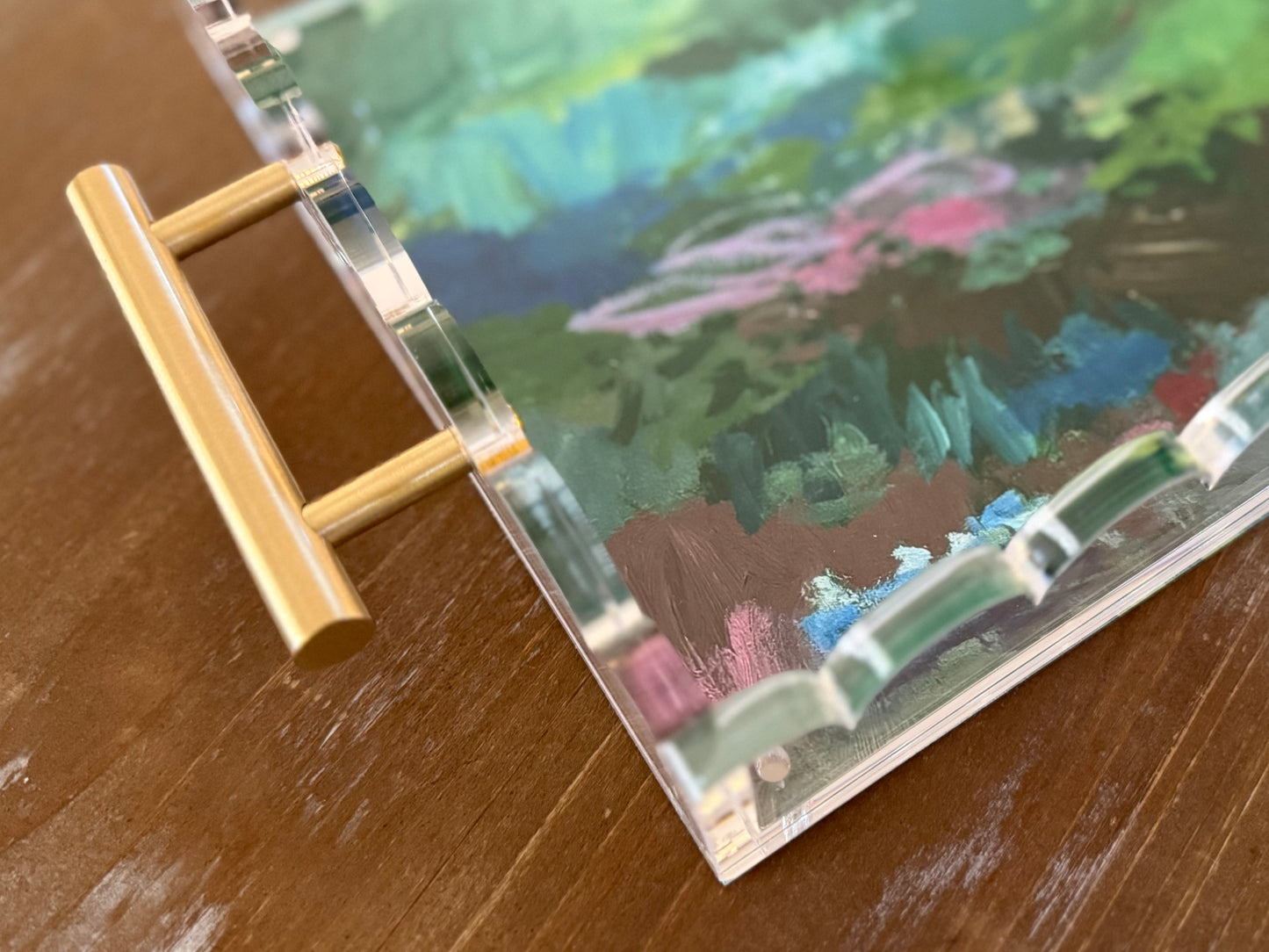 ACRYLIC TRAY Peace in the Mountains