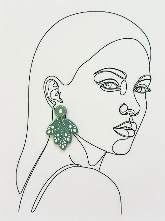 GREEN AND WHITE