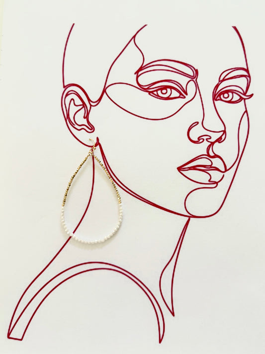 CREAM TEARDROP