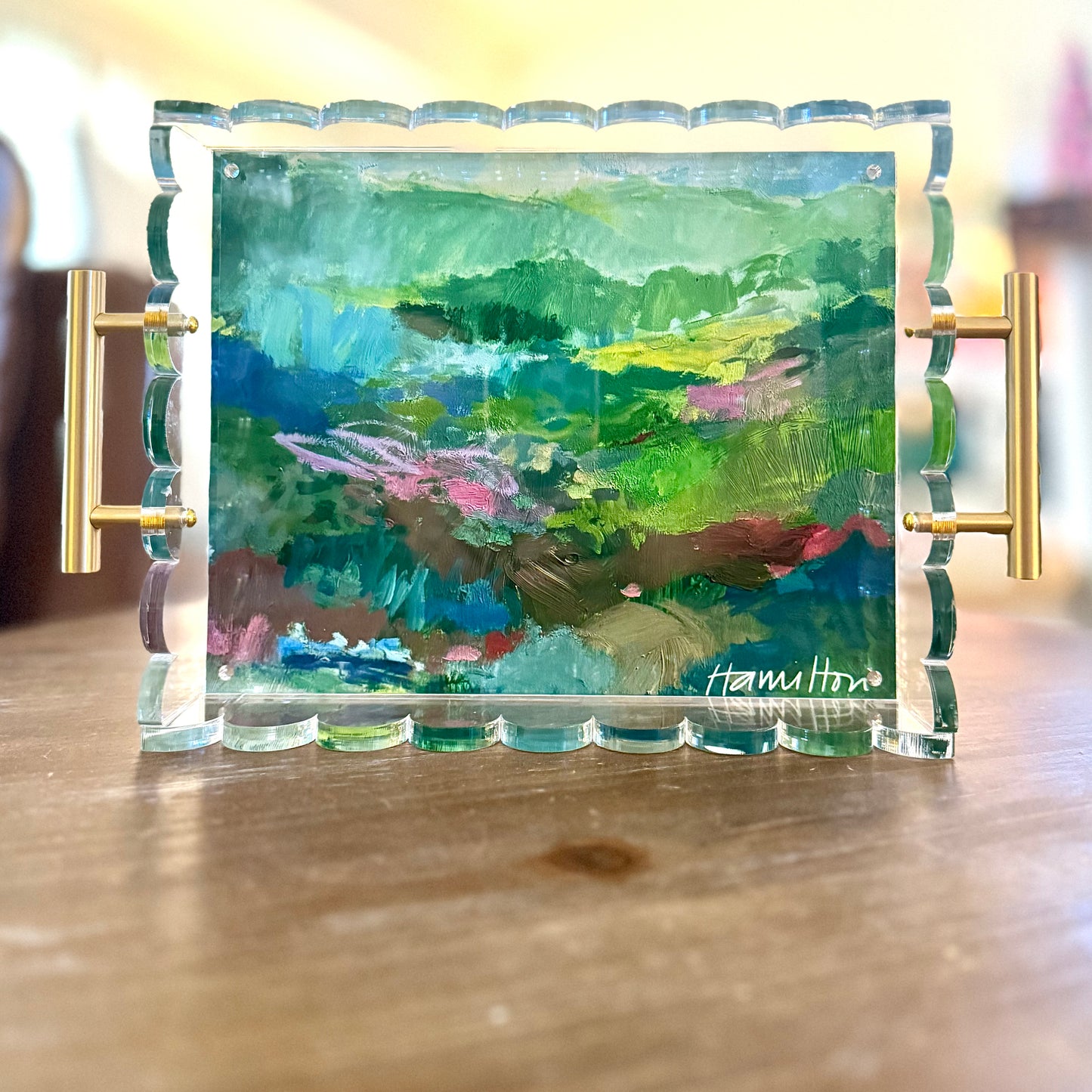 ACRYLIC TRAY Peace in the Mountains