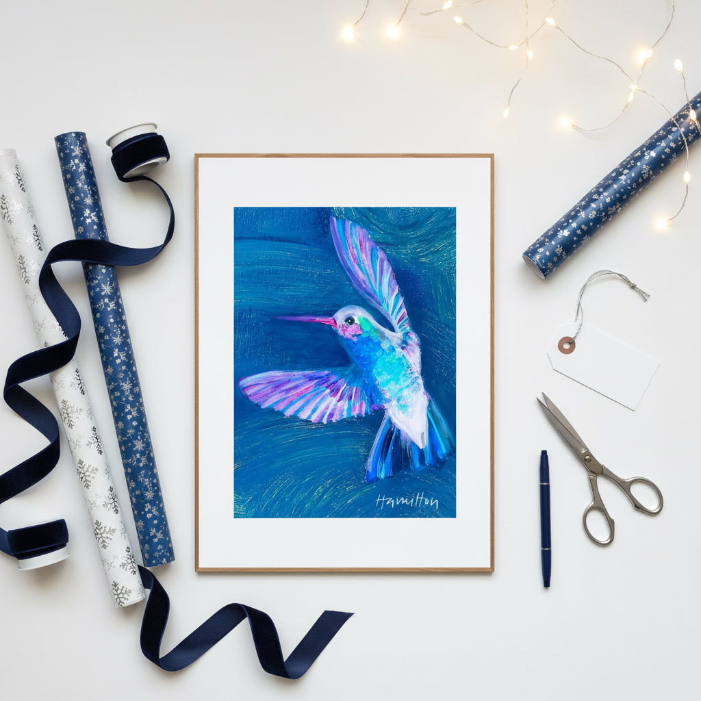 A Sweet Visitor - Paper Print