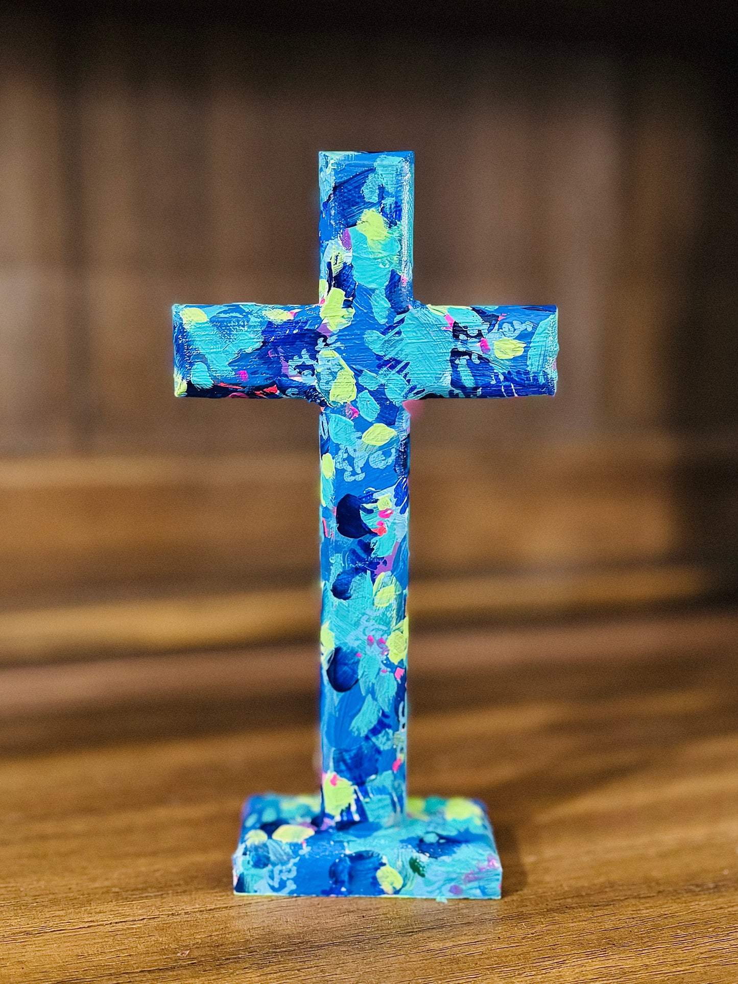 Celebration Cross | Sea Glass Blue - Day 3 of the 12 Days of Christmas (1 left!)