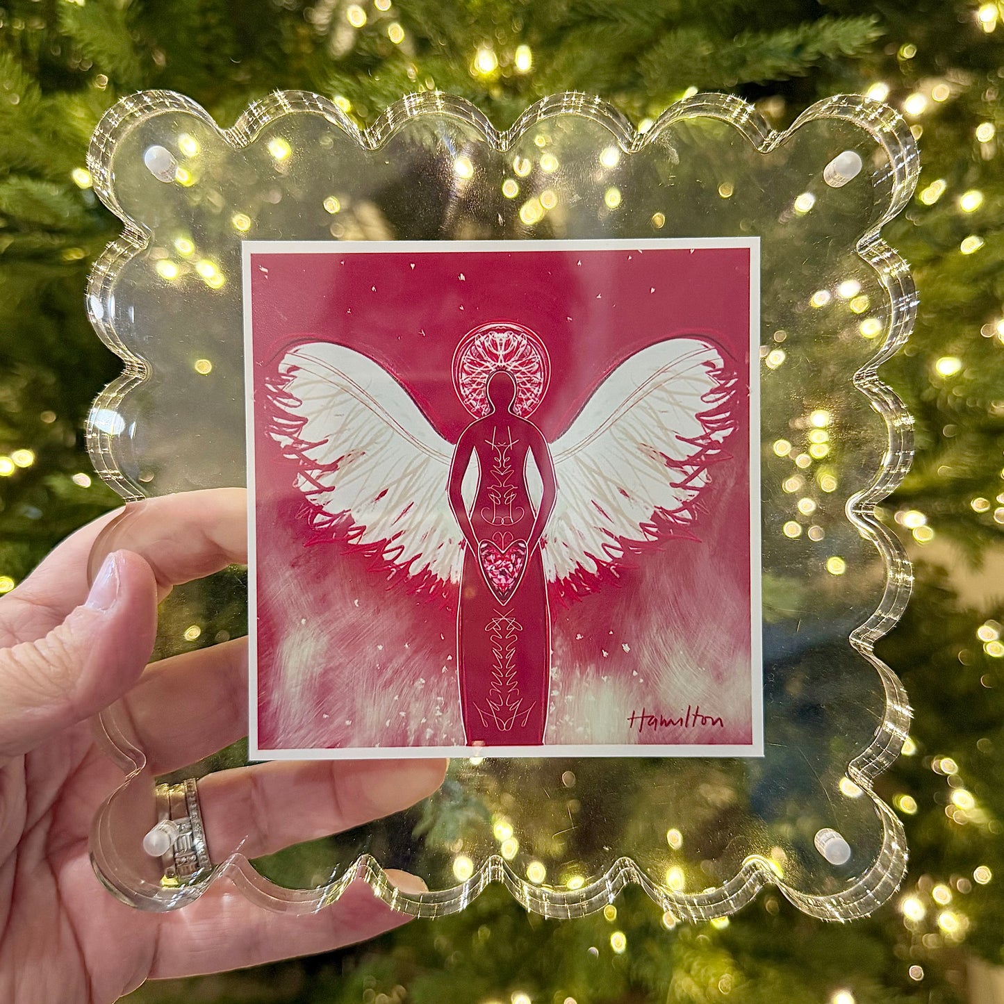 JANUARY Birthstone Angel - Garnet