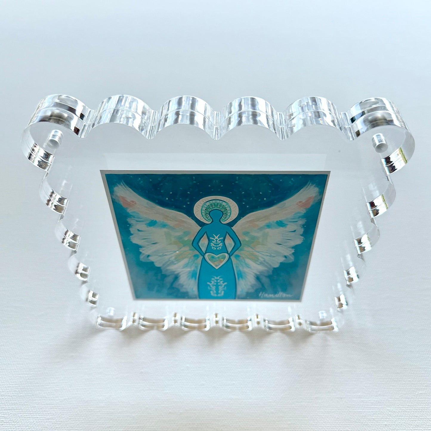 OCTOBER Birthstone Angel - Opal