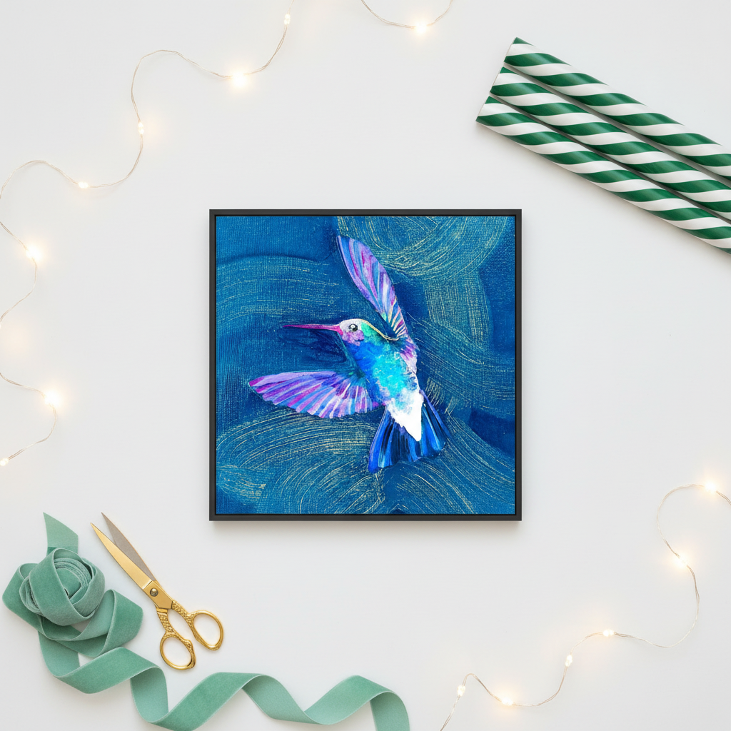 A Sweet Visitor - Canvas Print