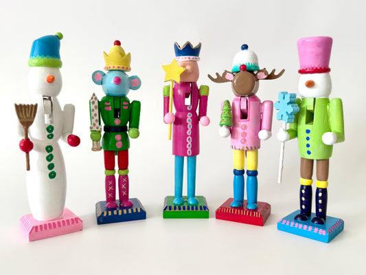 SET OF 5 - MINI WHIMSICAL WONDERLAND NUTCRACKERS 2025