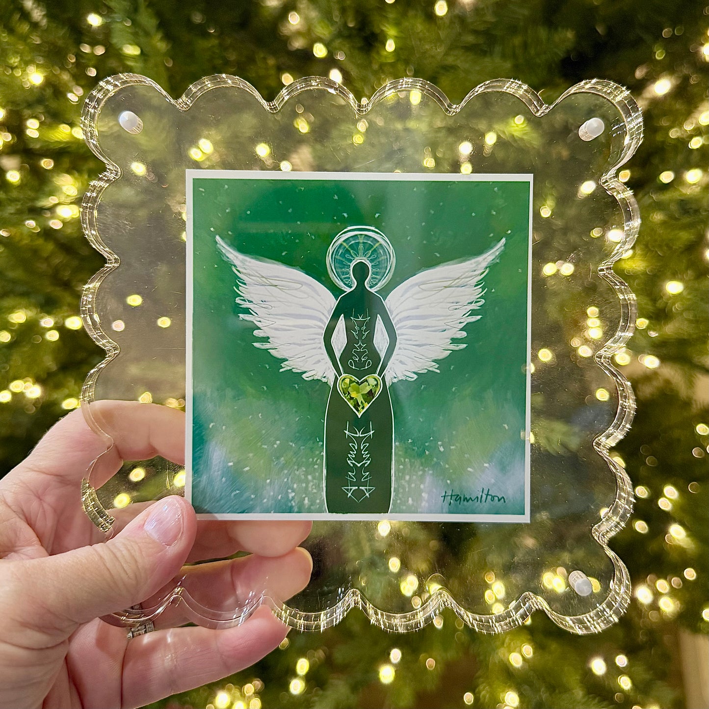 AUGUST Birthstone Angel - Peridot