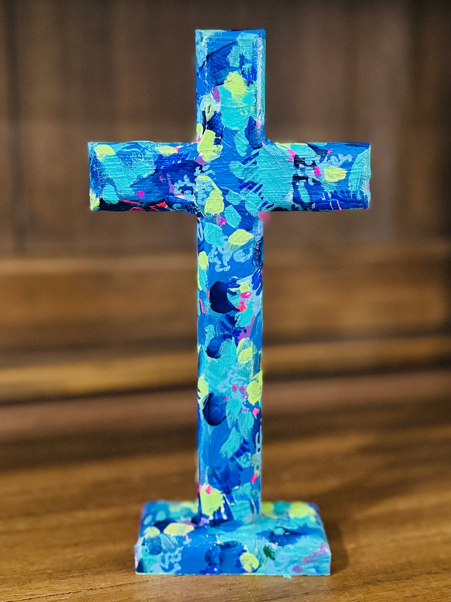 Celebration Cross | Sea Glass Blue - Day 3 of the 12 Days of Christmas (1 left!)