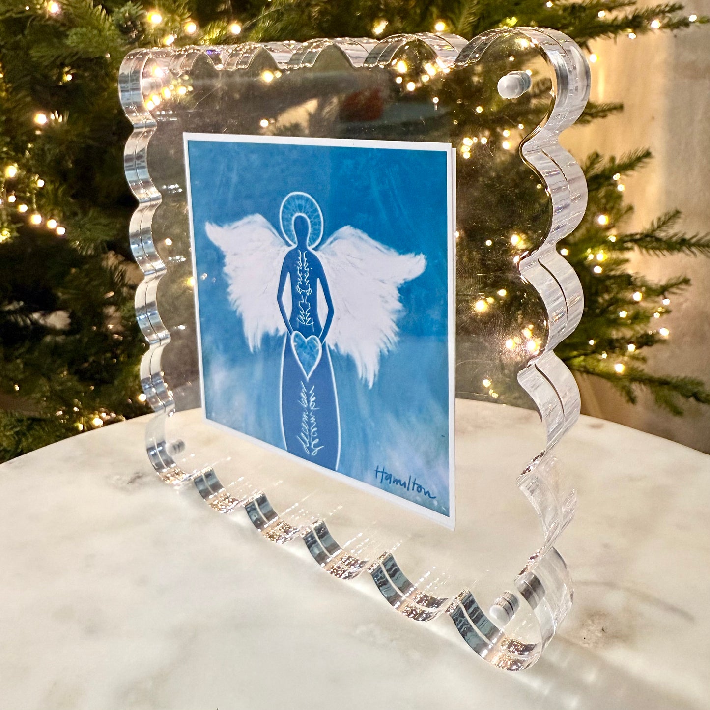 DECEMBER Birthstone Angel - Turquoise