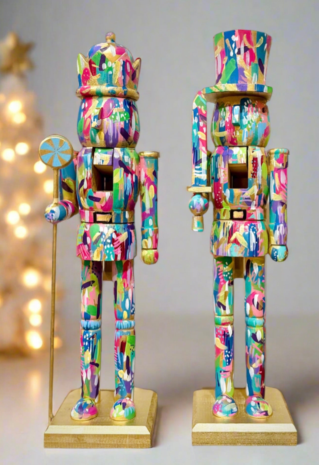 Kaleidoscope Nutcracker Pair - Day 2 of the 12 Days of Christmas - SOLD OUT!