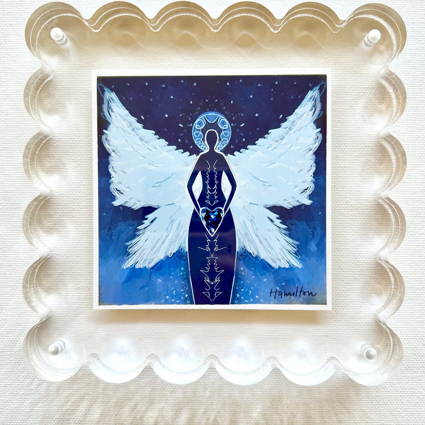 SEPTEMBER Birthstone Angel - Sapphire