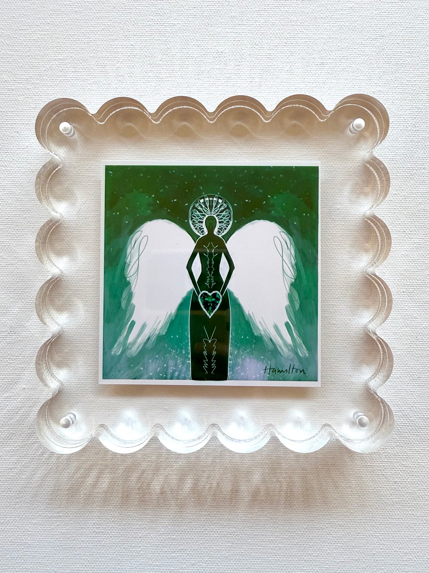 MAY Birthstone Angel - Emerald