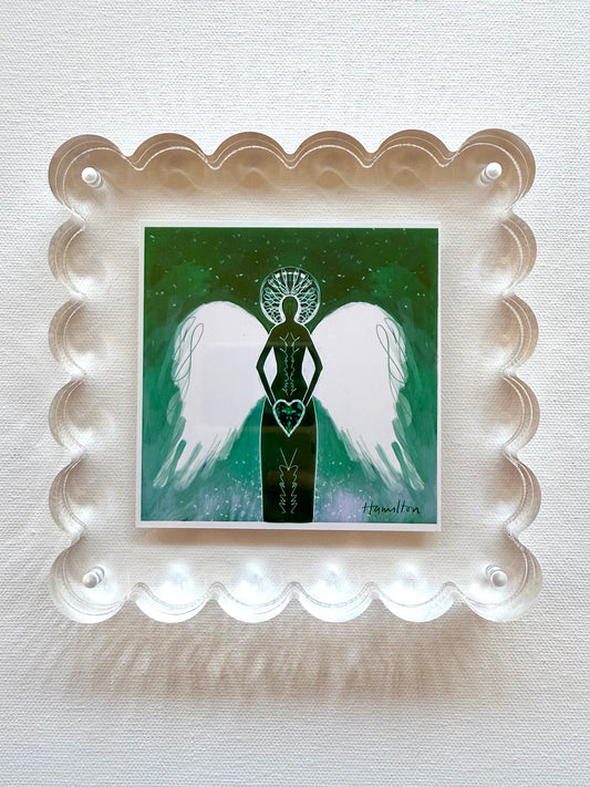 MAY Birthstone Angel - Emerald
