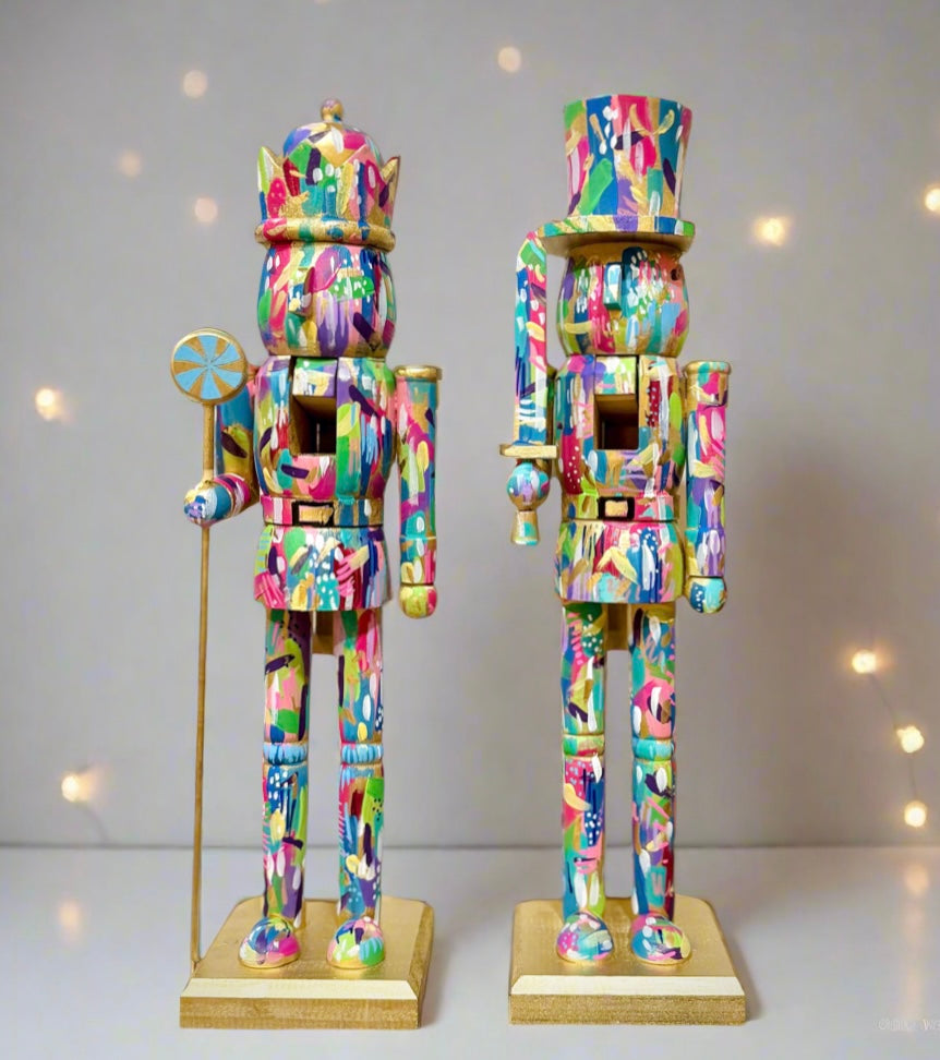 Kaleidoscope Nutcracker Pair - Day 2 of the 12 Days of Christmas - SOLD OUT!