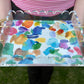 Acrylic Tray with Watercolor Print