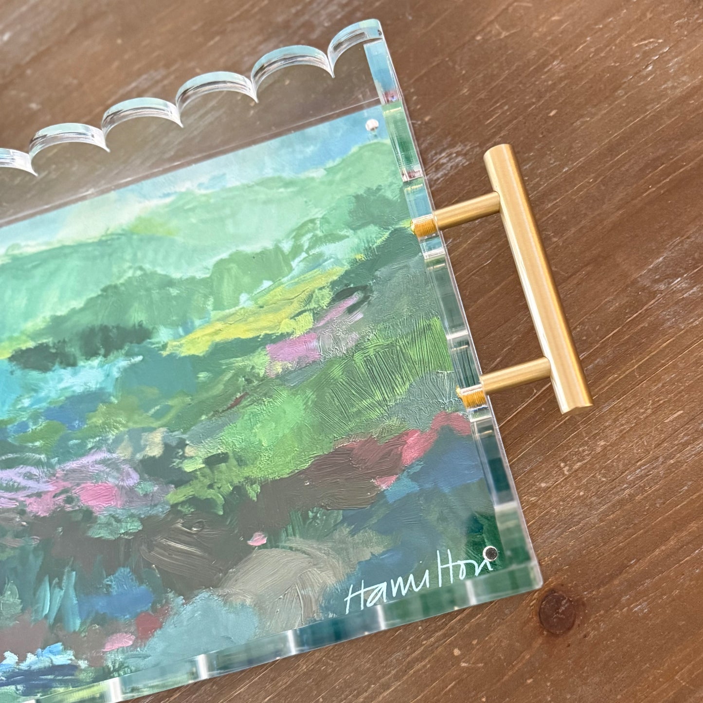 ACRYLIC TRAY Peace in the Mountains