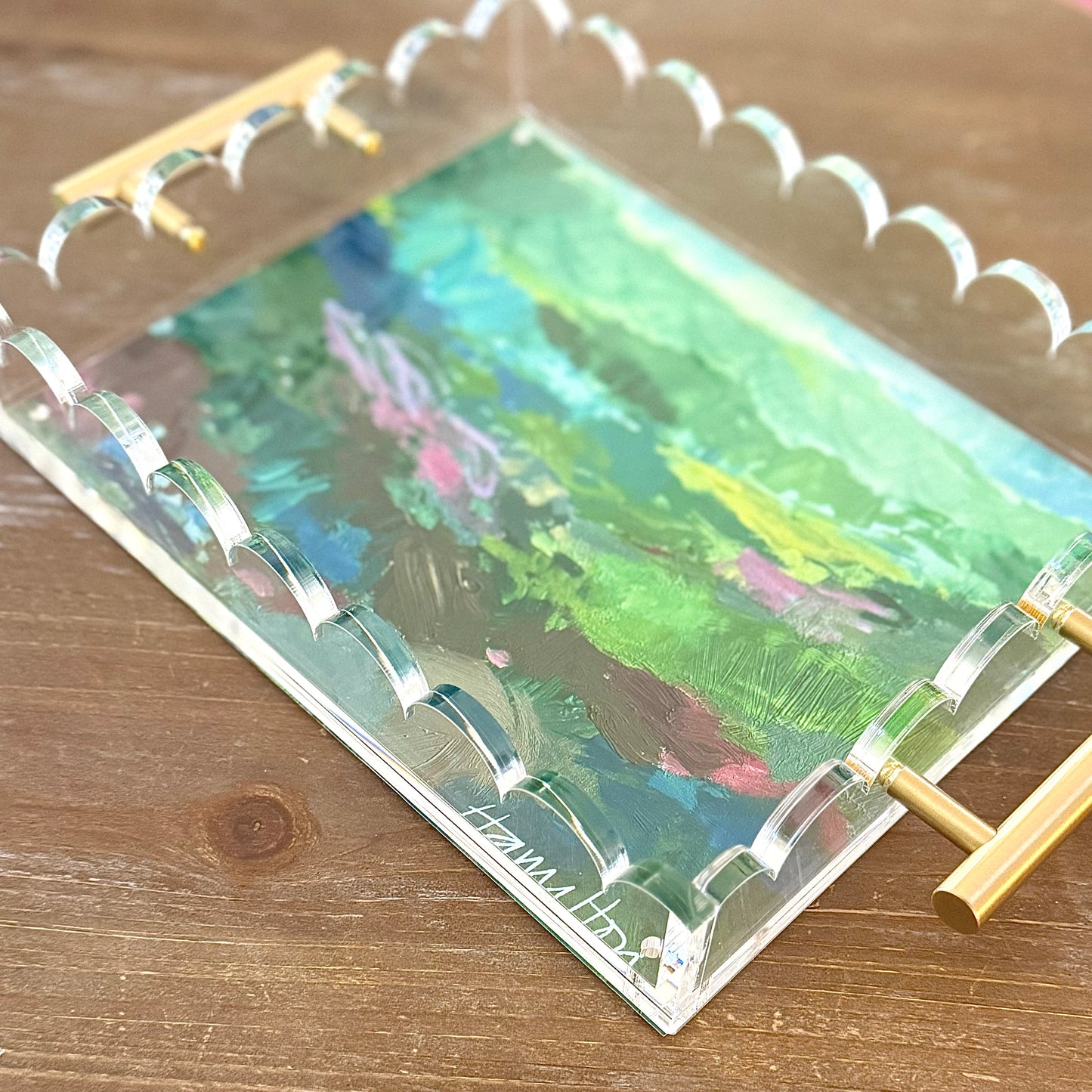 ACRYLIC TRAY Peace in the Mountains