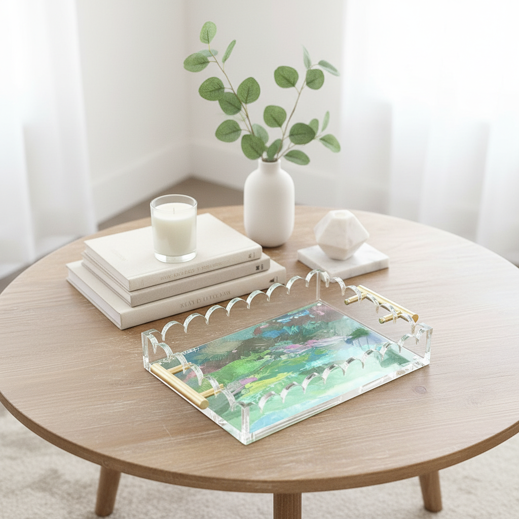 ACRYLIC TRAY Peace in the Mountains