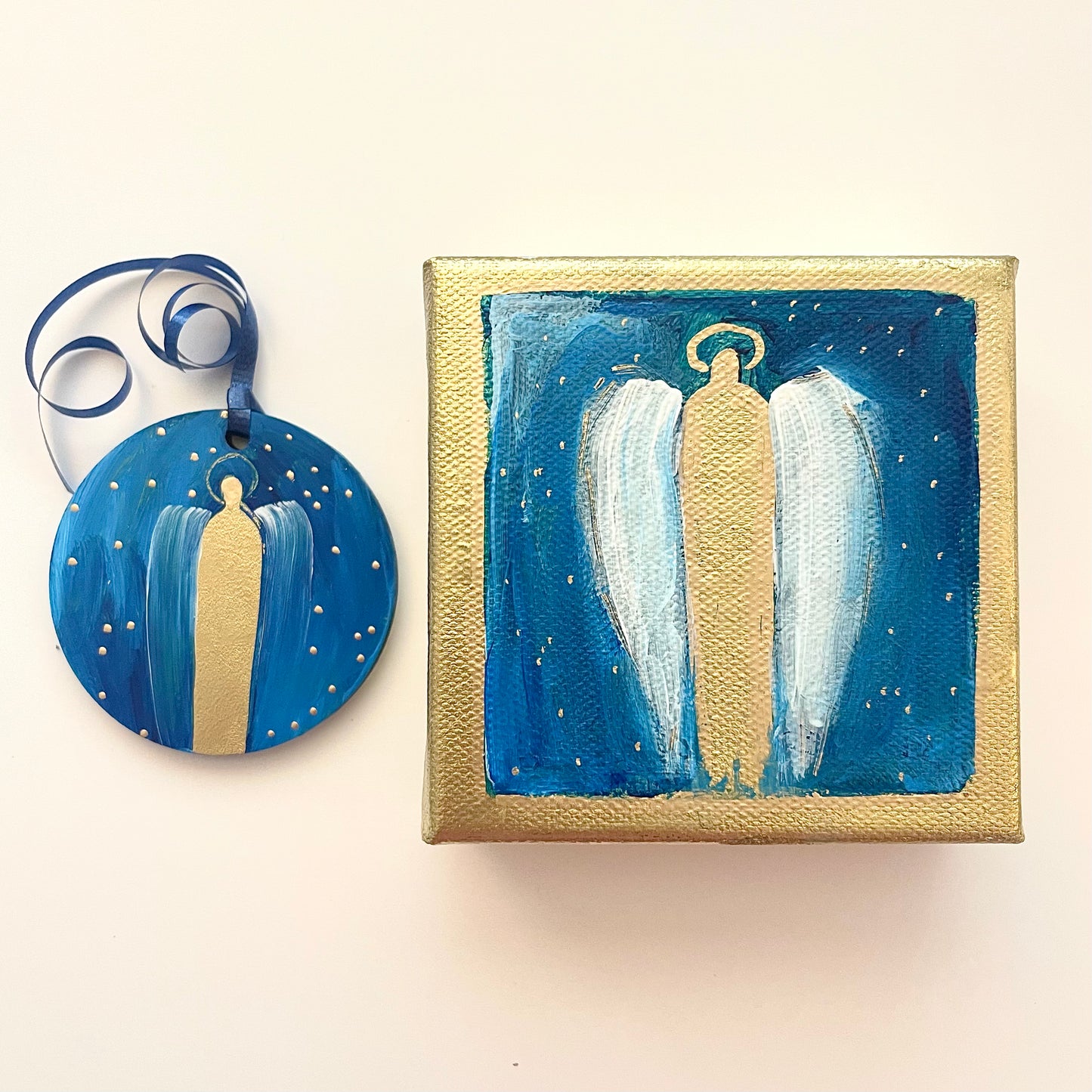 Angel and  Ornament Set #5
