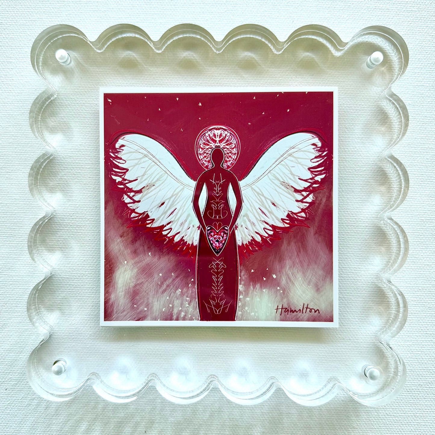 JANUARY Birthstone Angel - Garnet